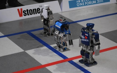 Le premier marathon pour robots au Japon