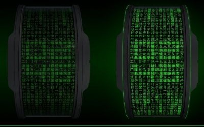 Une montre Matrix : Kanjiflow