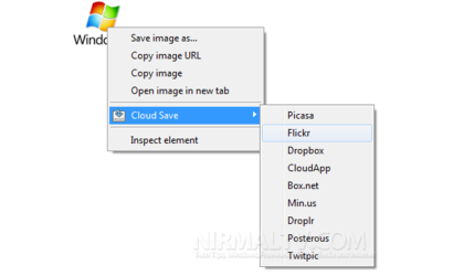 Extension chrome permettant de sauvegarder directement en ligne