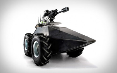 Robot tactique paintball