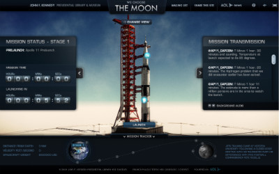 Dossier interactif sur la Lune avec Apollo 11