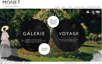Exposition interactive sur MONET