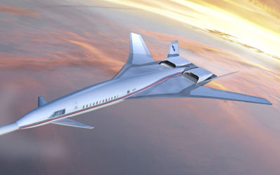 Avion supersonic du futur....