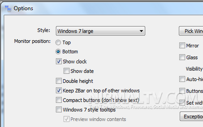 Ajouter une seconde barre des taches à Windows avec Zbar